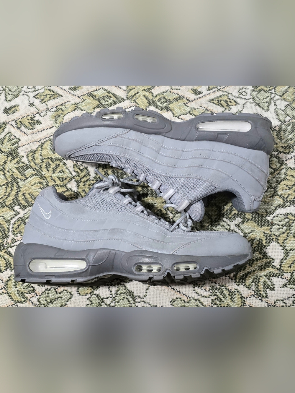 Nike Air Max 95  Wolf Grey / White-Cool Grey Men's Sz 11.5